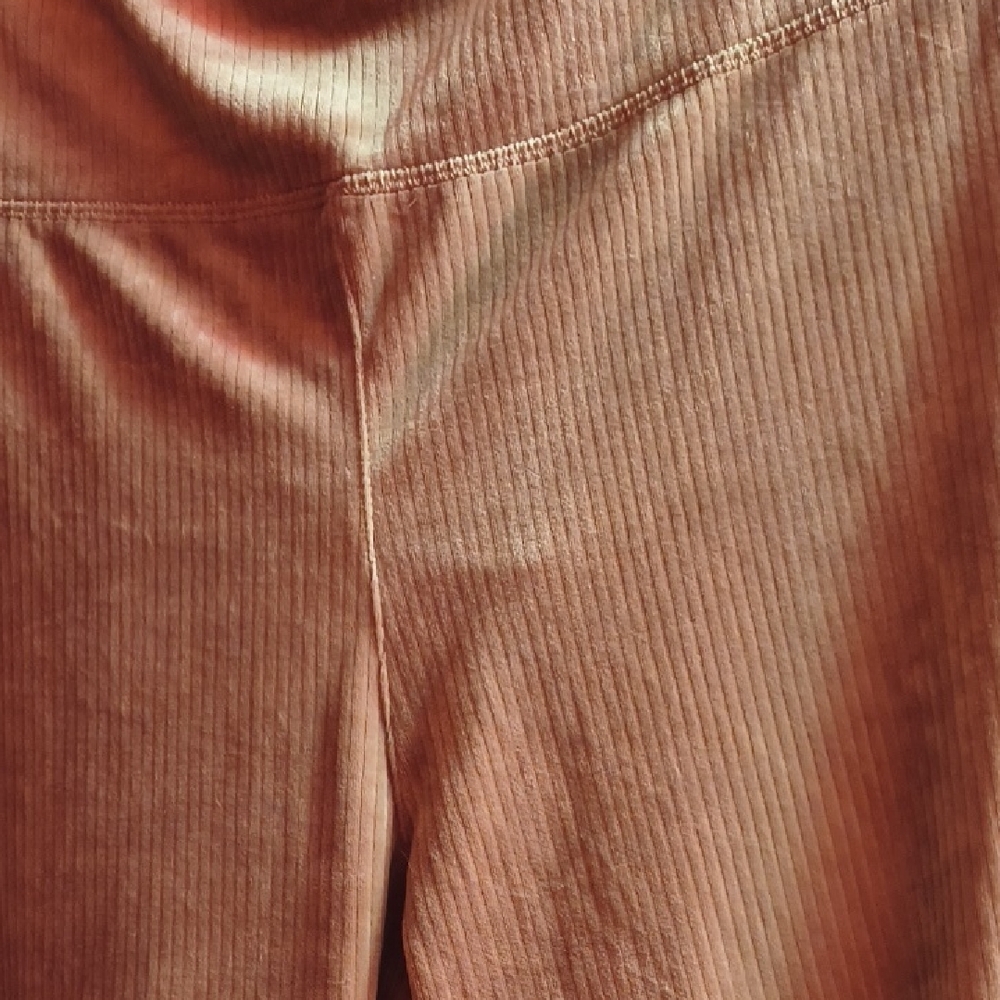 Women's Ribbed Tan Trousers